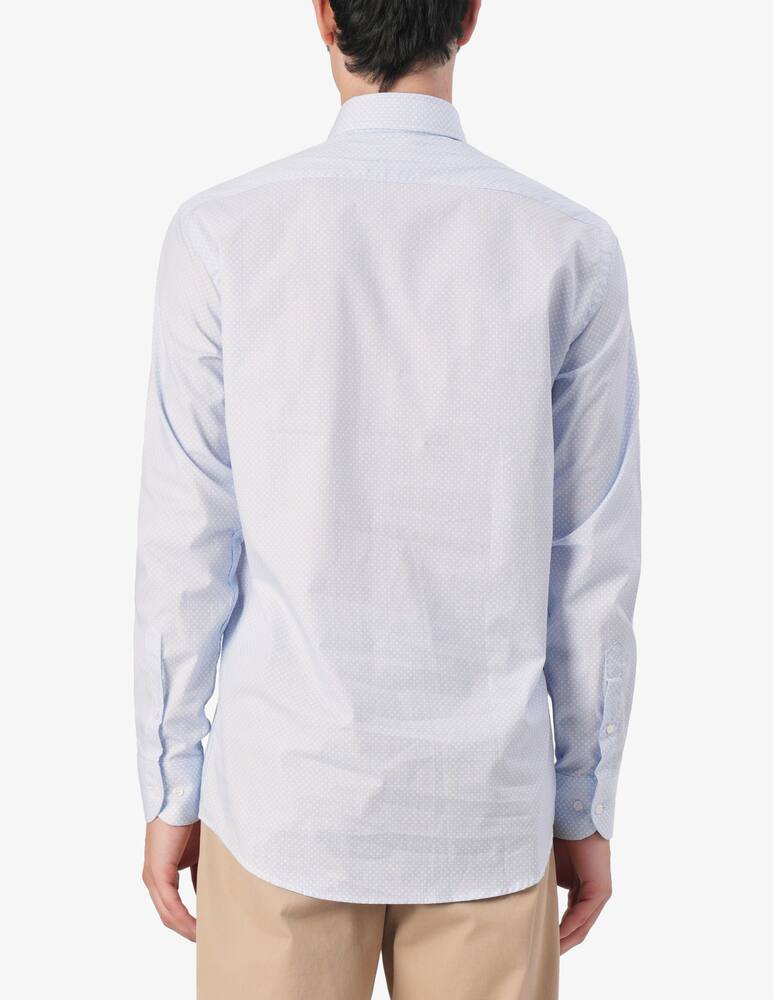 rinascente Sartoria Italiana Camicia regular zephir con microfantasia