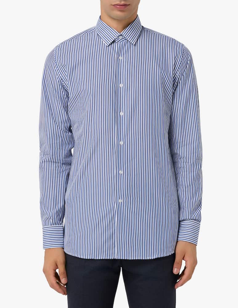 rinascente Sartoria Italiana Striped poplin shirt