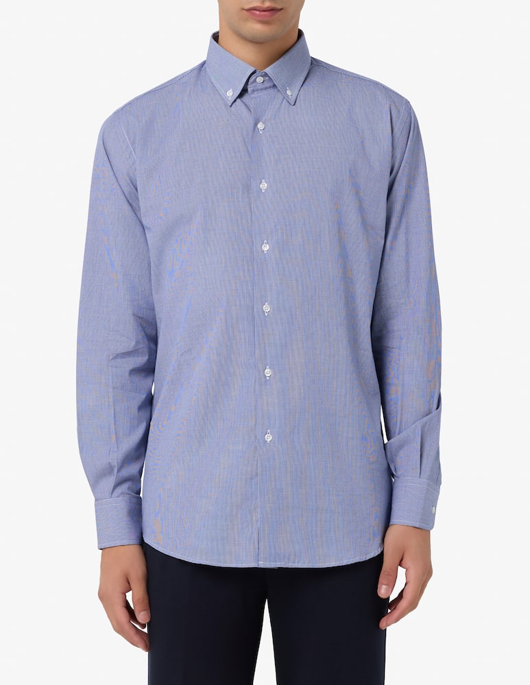 rinascente Sartoria Italiana Button-down poplin shirt