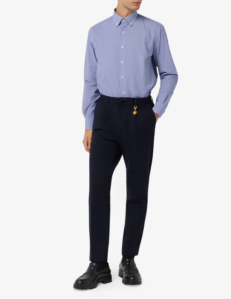 rinascente Sartoria Italiana Button-down poplin shirt