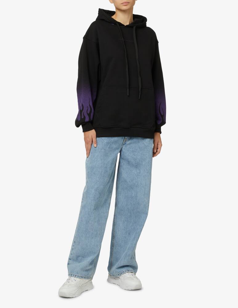 rinascente Vision of Super Violet Flames hoodies - Black