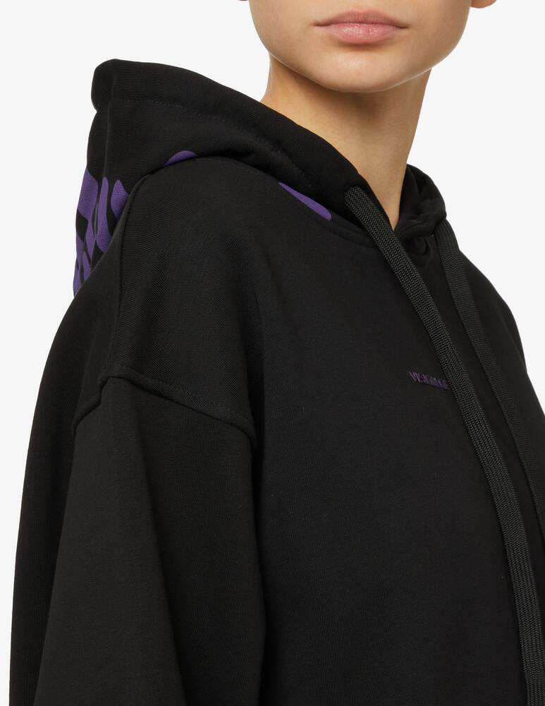 rinascente Vision of Super Violet Flames hoodies - Black