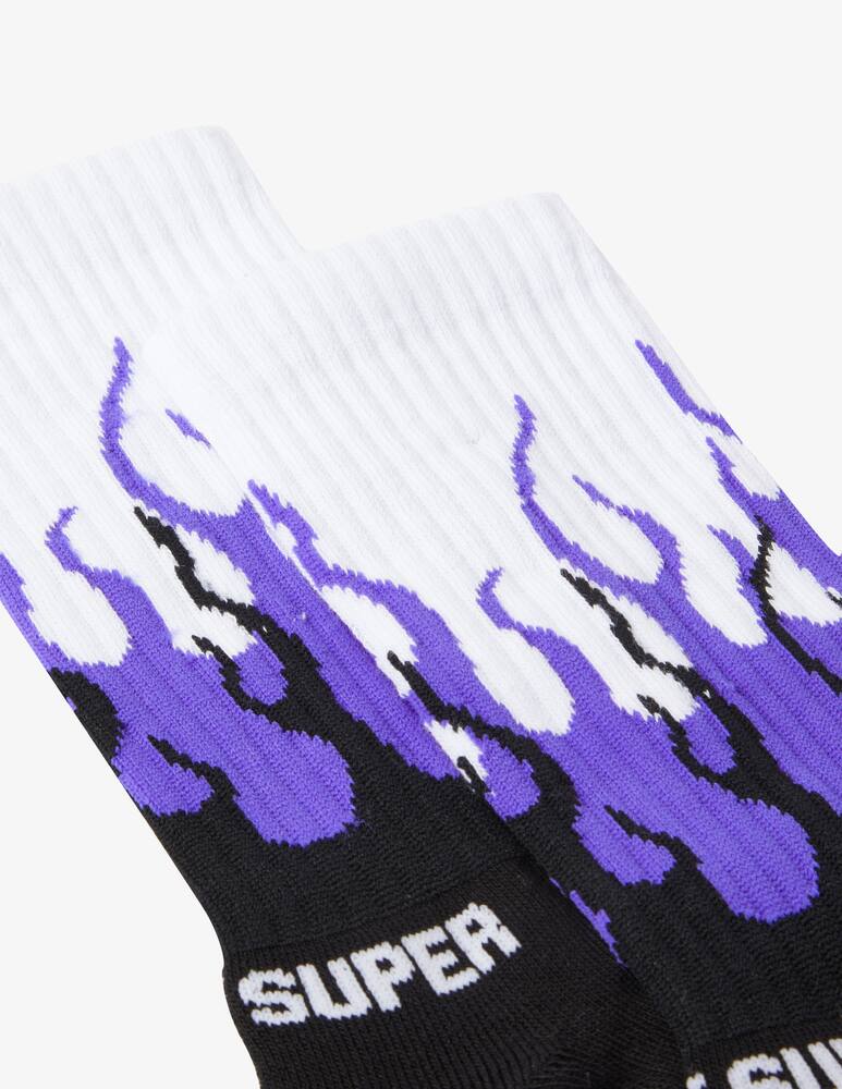 rinascente Vision of Super Socks double flames - Black