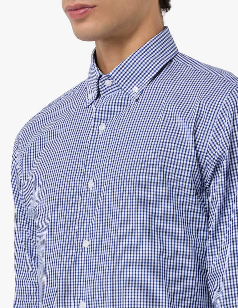 Sartoria Italiana Camicia popeline check modern - immagine 4