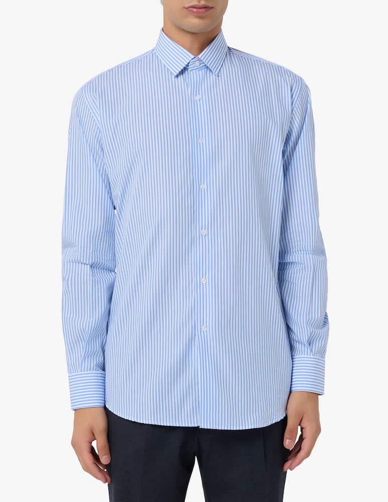 rinascente Sartoria Italiana Striped poplin shirt