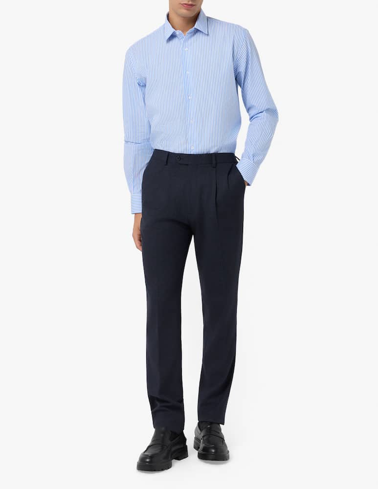 rinascente Sartoria Italiana Striped poplin shirt