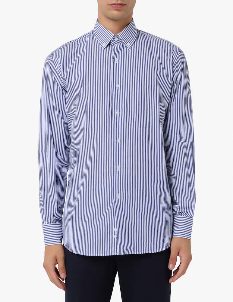 rinascente Sartoria Italiana Striped poplin shirt