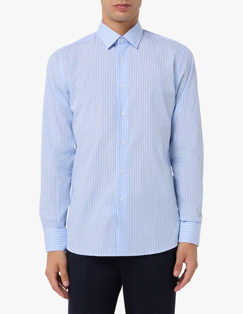 rinascente Sartoria Italiana Popeline stripe shirt