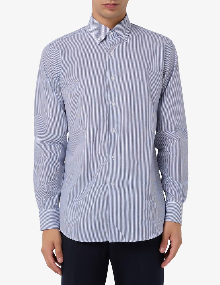 Sartoria Italiana Camicia regular popeline a righe - immagine 1 Sartoria Italiana Camicia regular popeline a righe - immagine 1