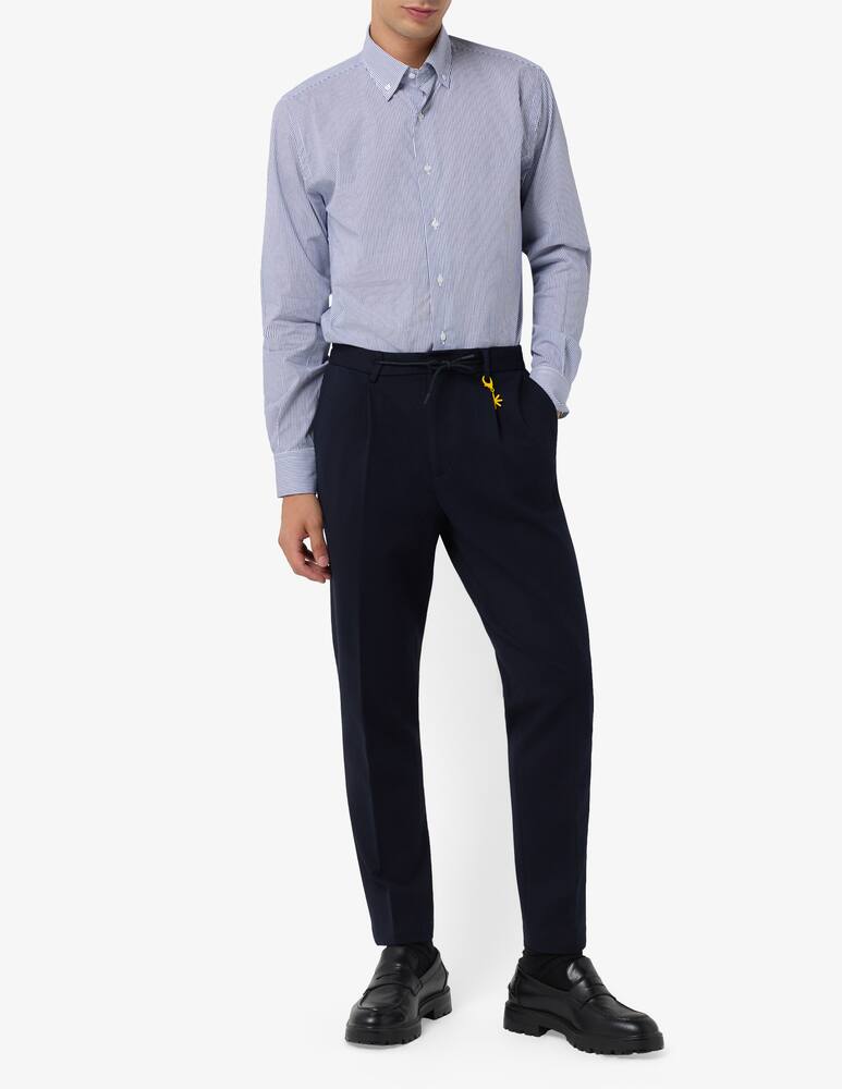 Sartoria Italiana Camicia regular popeline a righe - immagine 2 Sartoria Italiana Camicia regular popeline a righe - immagine 2