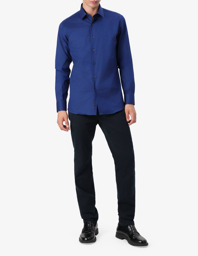 rinascente Sartoria Italiana Modern popeline stretch shirt