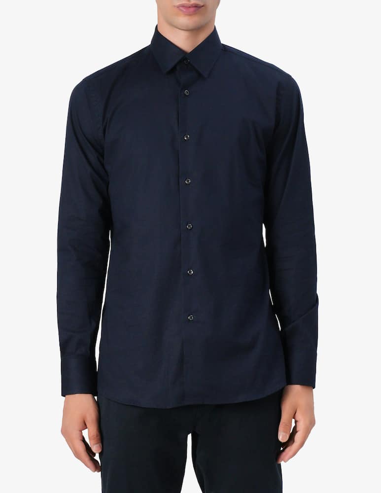 rinascente Sartoria Italiana Modern popeline stretch shirt