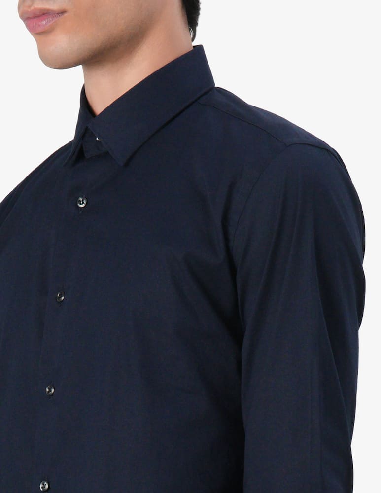 Sartoria Italiana Modern popeline stretch shirt - picture 4 Sartoria Italiana Modern popeline stretch shirt - picture 4