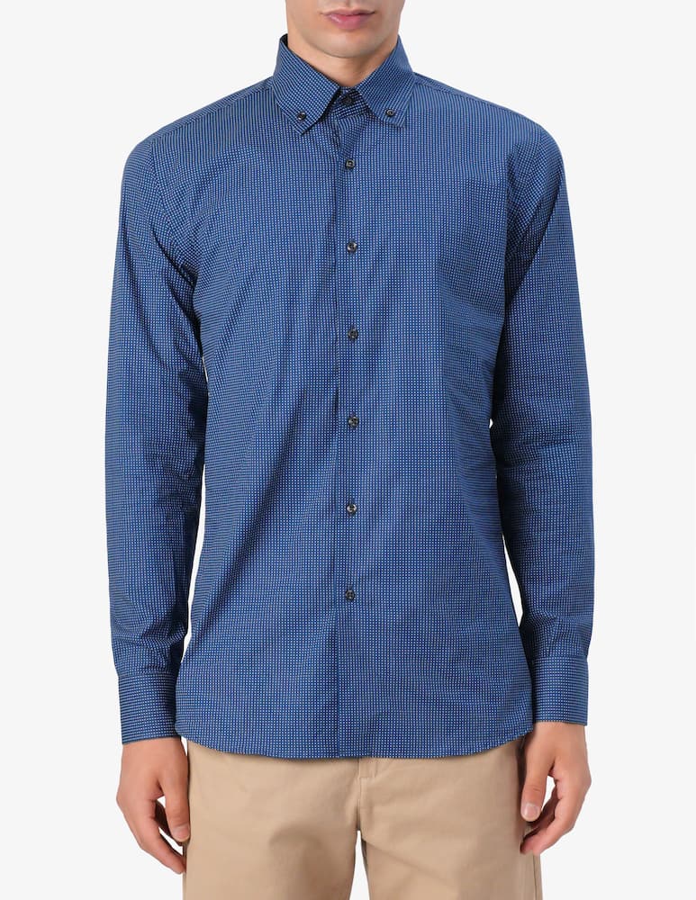 rinascente Sartoria Italiana Zephir printed modern fit shirt