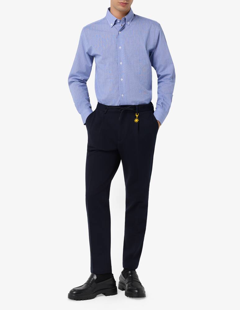 rinascente Sartoria Italiana Poplin check shirt