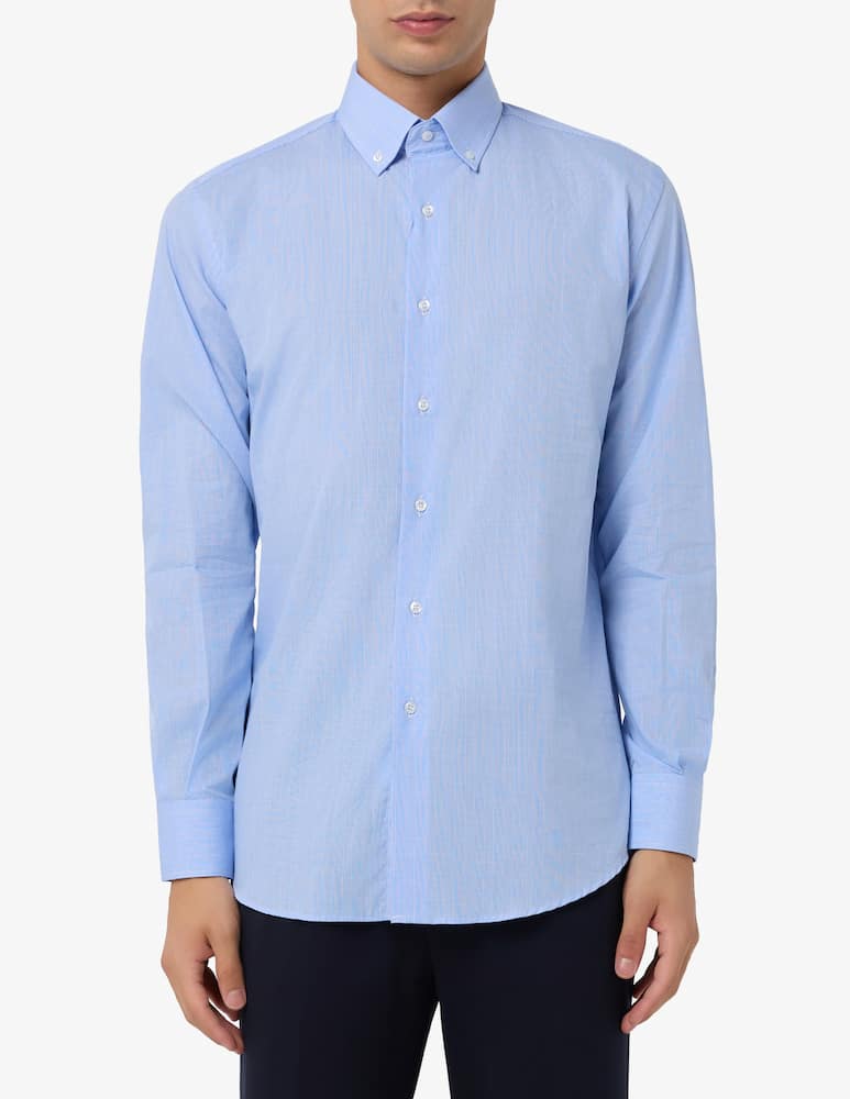 rinascente Sartoria Italiana Camicia popeline principe di Galles regular