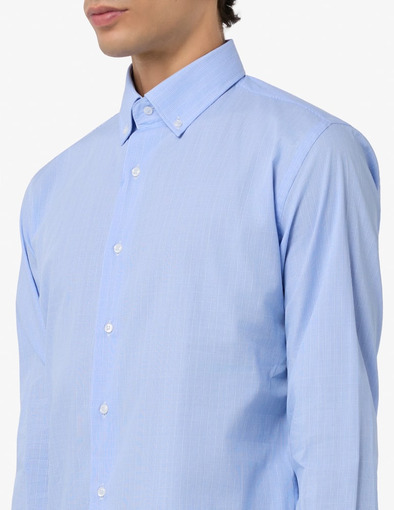 rinascente Sartoria Italiana Camicia popeline principe di Galles regular