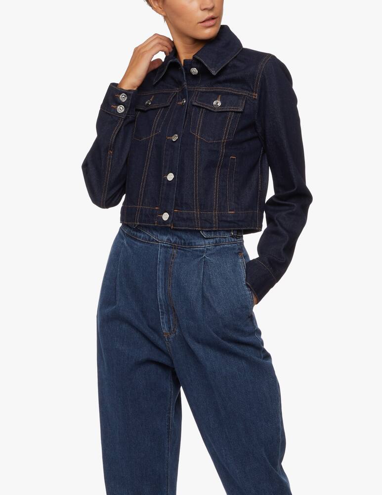 rinascente Sportmax Code Giacca di jeans Ofidio con linea boxy