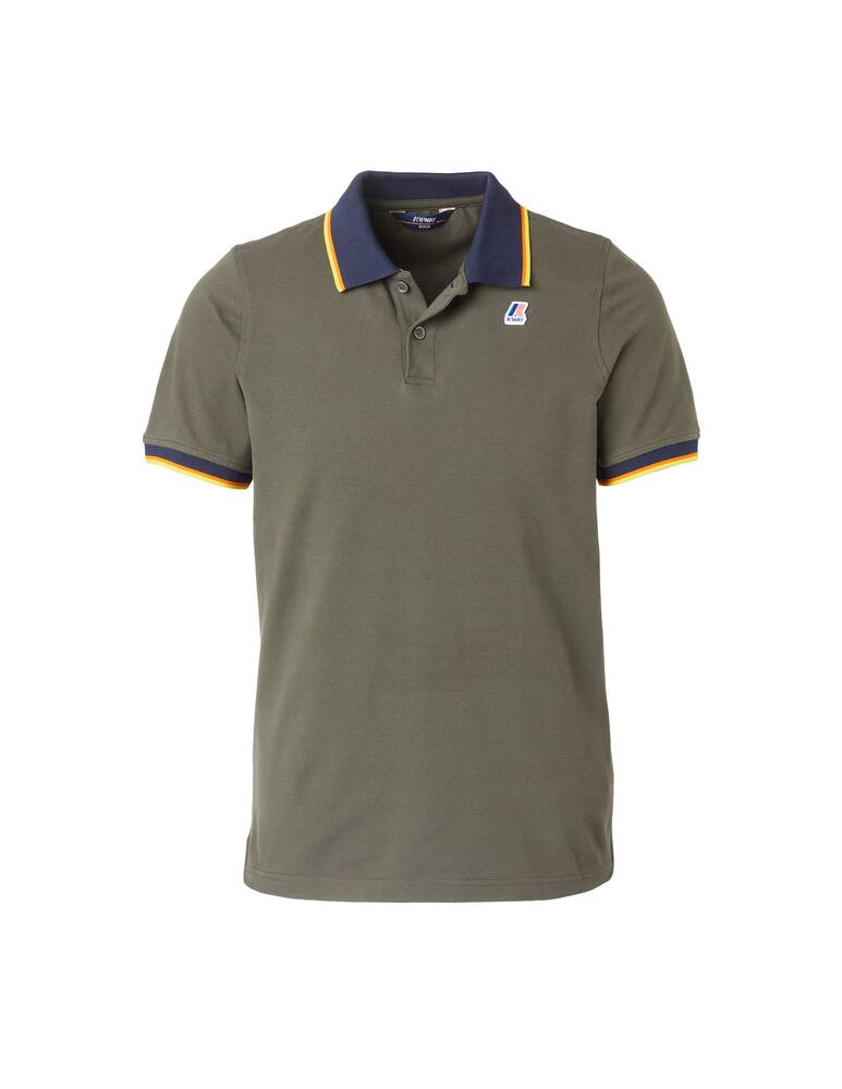 rinascente K-Way Total contrast vincent polo - black