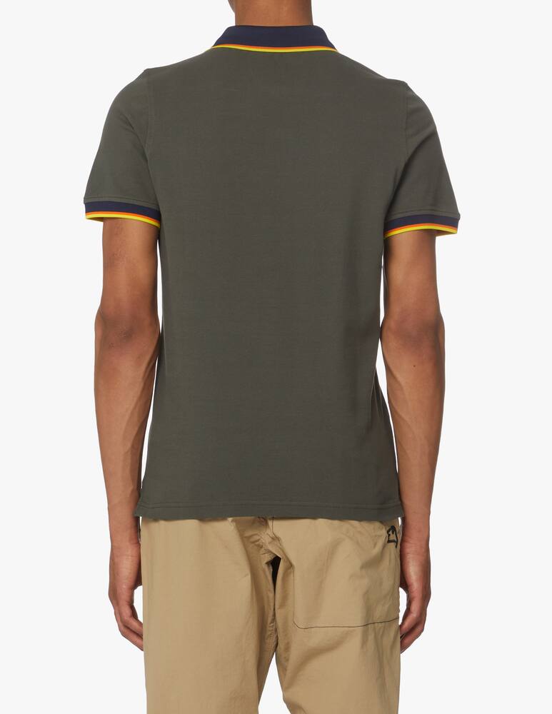 rinascente K-Way Total contrast vincent polo - black