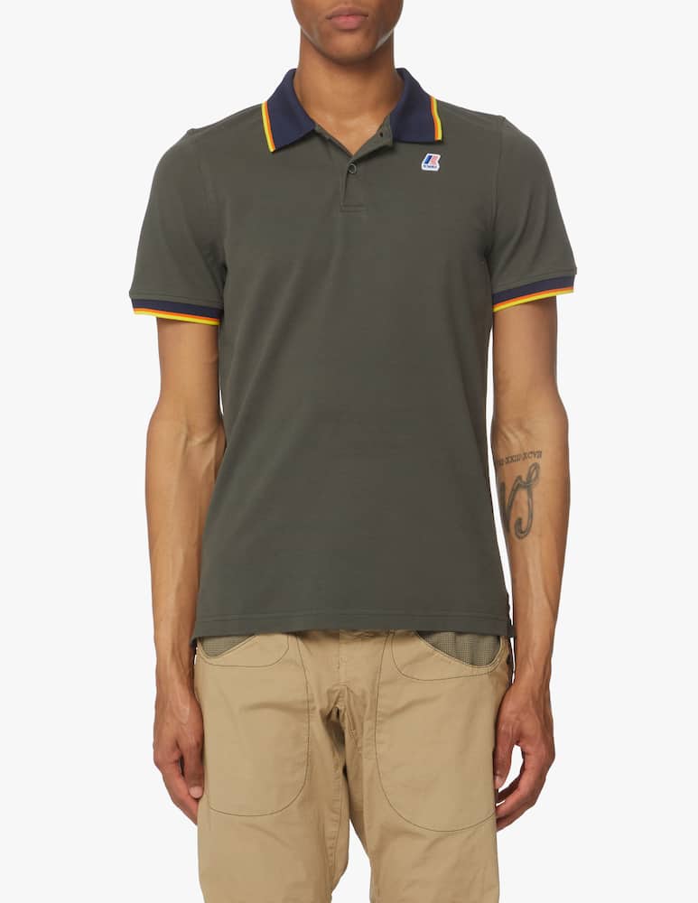 K-Way Total contrast vincent polo - black - picture 1 K-Way Total contrast vincent polo - black - picture 1