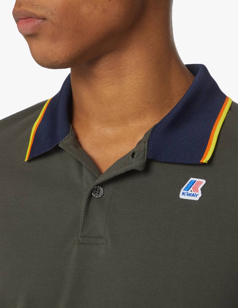 rinascente K-Way Total contrast vincent polo - black