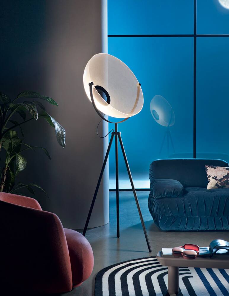 rinascente Stilnovo Demì Moon Lampada da Terra