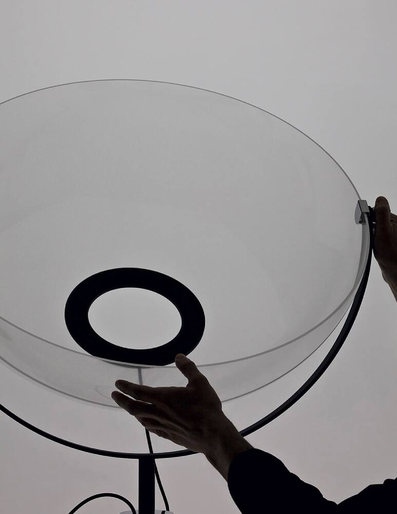 rinascente Stilnovo Demì Moon Floor Lamp