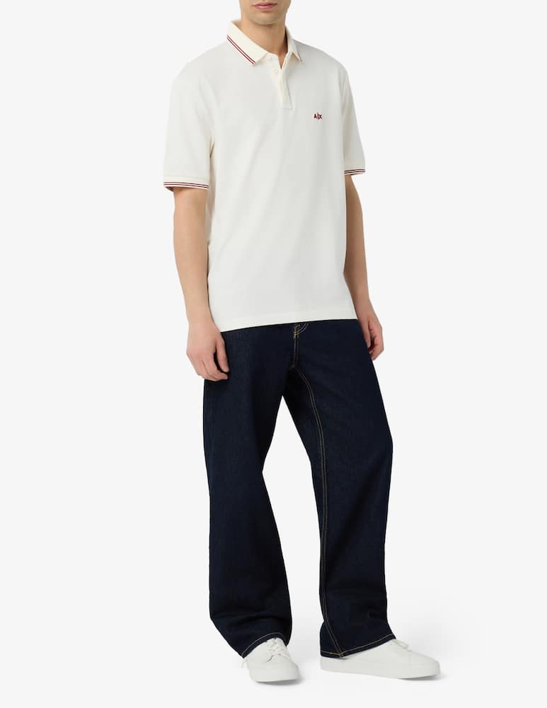 rinascente Armani Exchange Polo piquet con logo