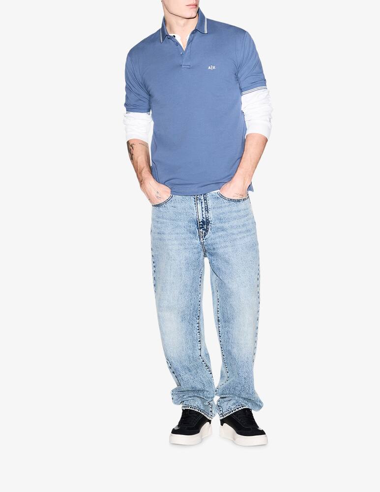 Armani Exchange Polo piquet con logo regular fit - immagine 2 Armani Exchange Polo piquet con logo regular fit - immagine 2