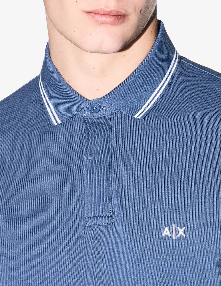 Armani Exchange Polo piquet con logo regular fit - immagine 4 Armani Exchange Polo piquet con logo regular fit - immagine 4