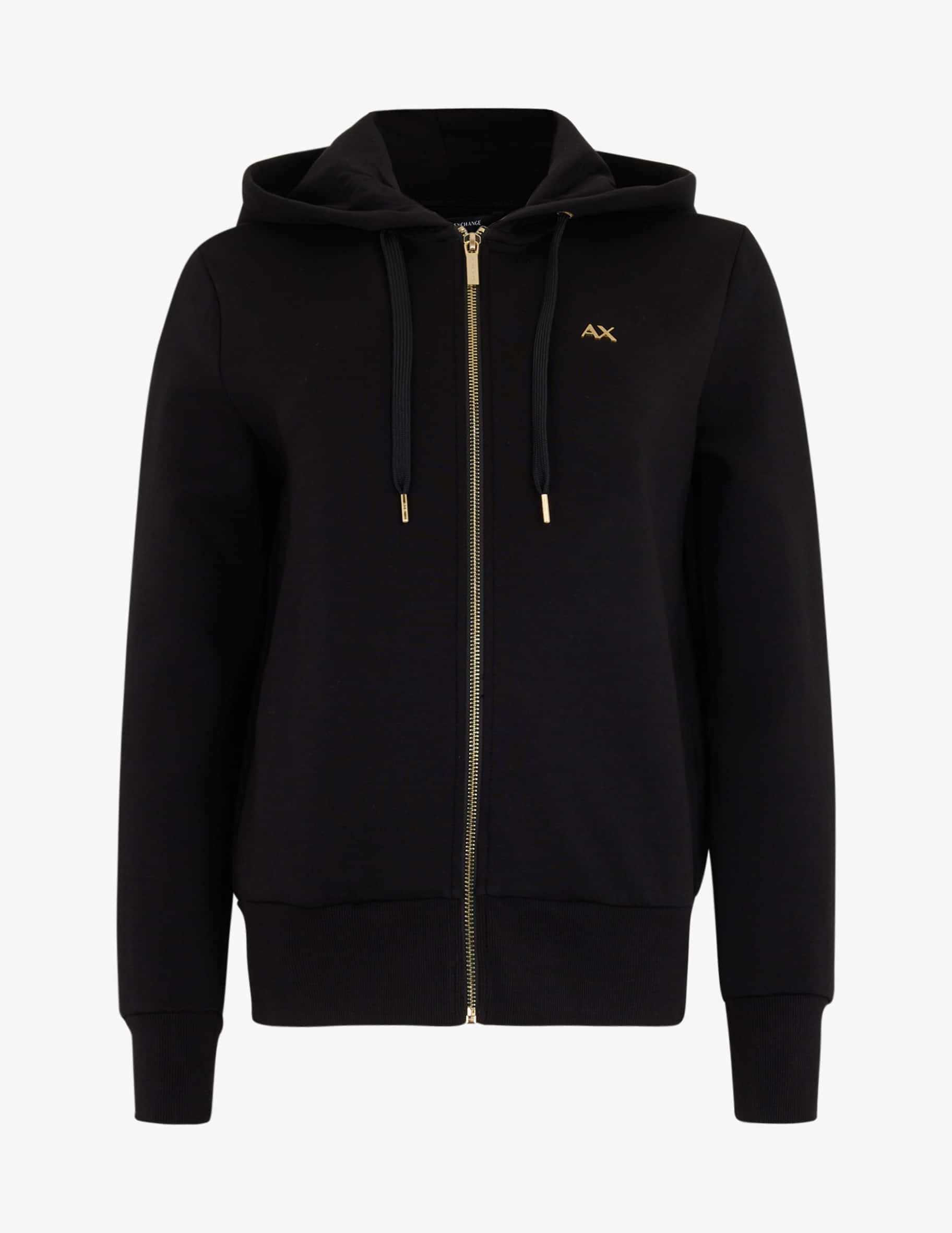 Shop Armani Exchange Full zip hoodie on Rinascente