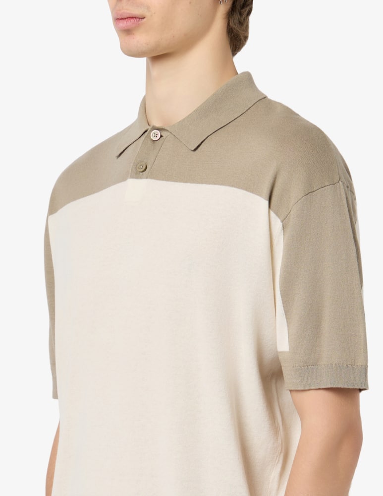 rinascente Armani Exchange Polo in maglia bicolor