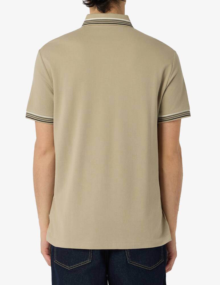 rinascente Armani Exchange Piquet polo with contrast collar
