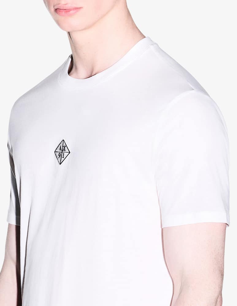 Armani Exchange T-shirt logo rombo centrale - immagine 4 Armani Exchange T-shirt logo rombo centrale - immagine 4