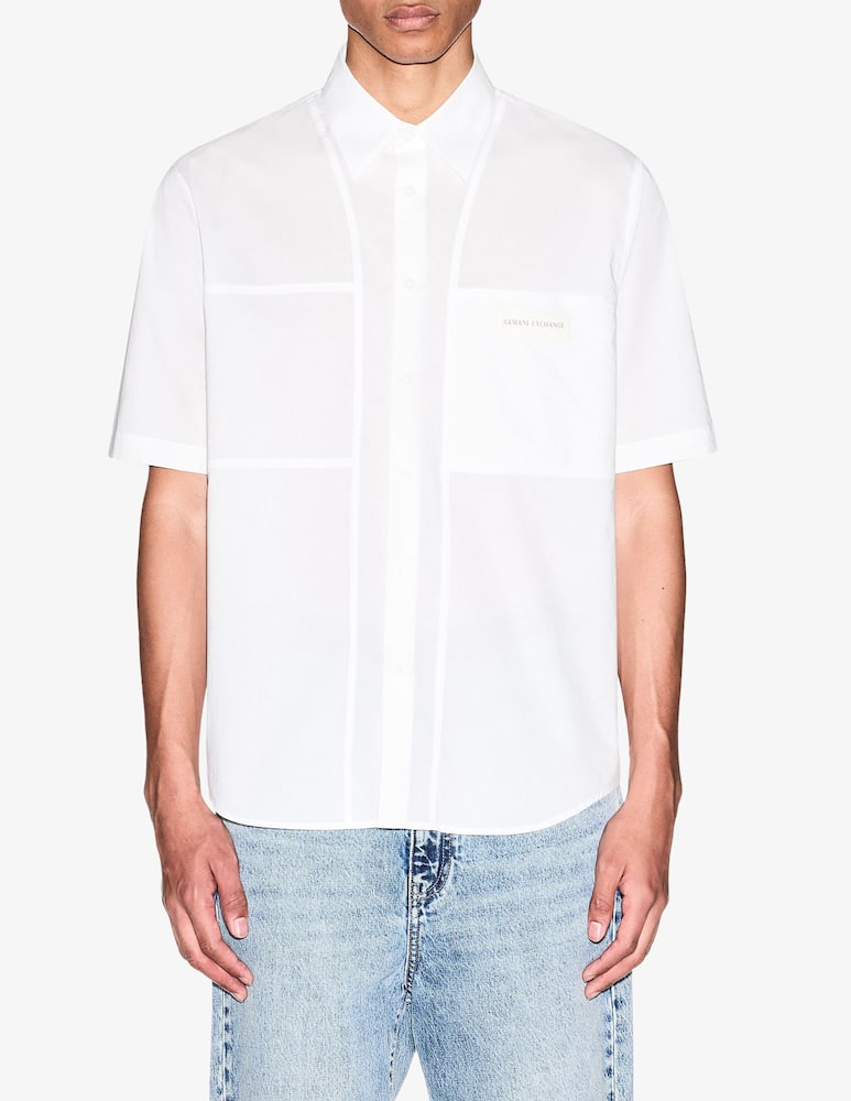 rinascente Armani Exchange Poplin short-sleeve shirt
