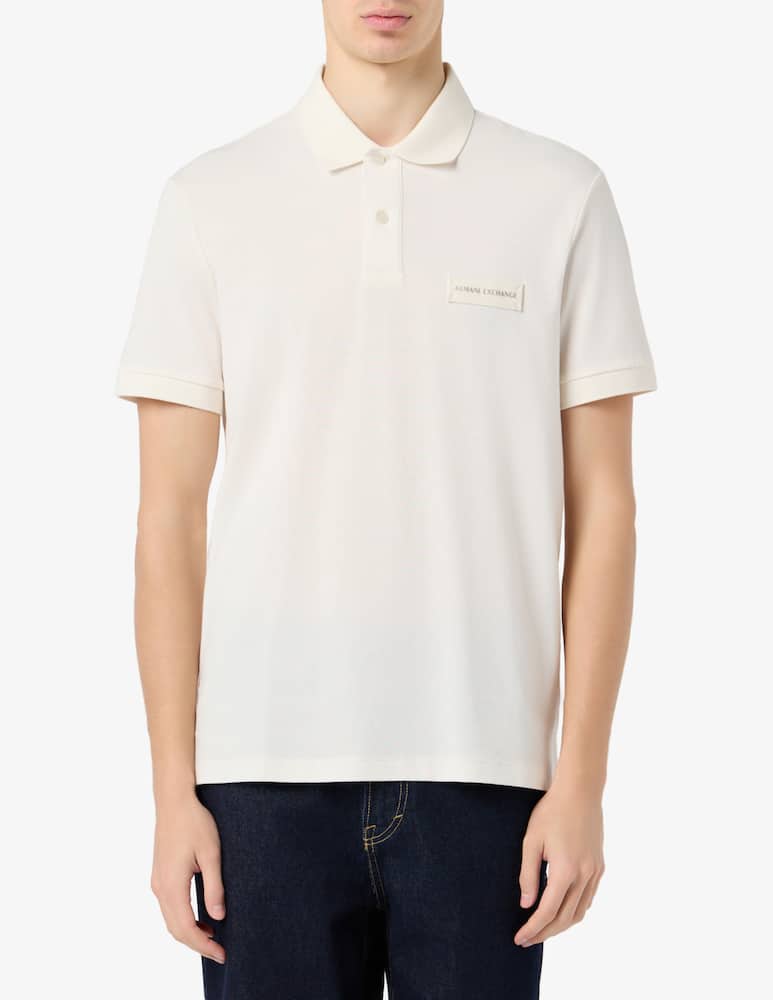 rinascente Armani Exchange Piqué short sleeve polo shirt