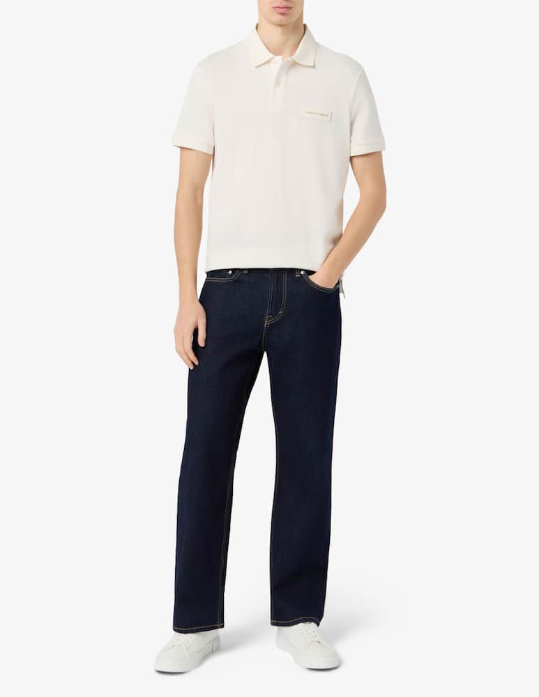 rinascente Armani Exchange Piqué short sleeve polo shirt