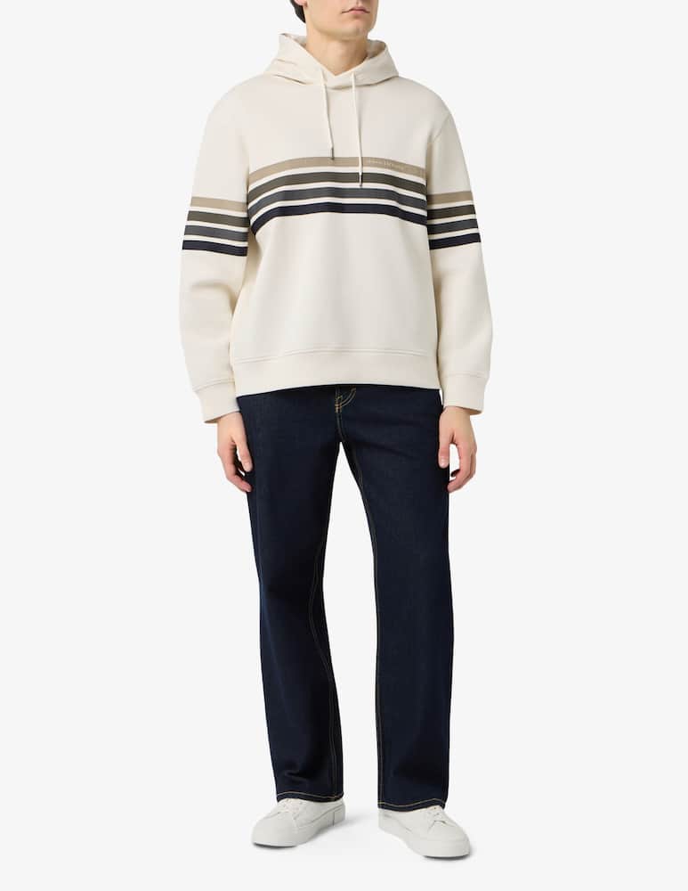 rinascente Armani Exchange Felpa con cappuccio e righe
