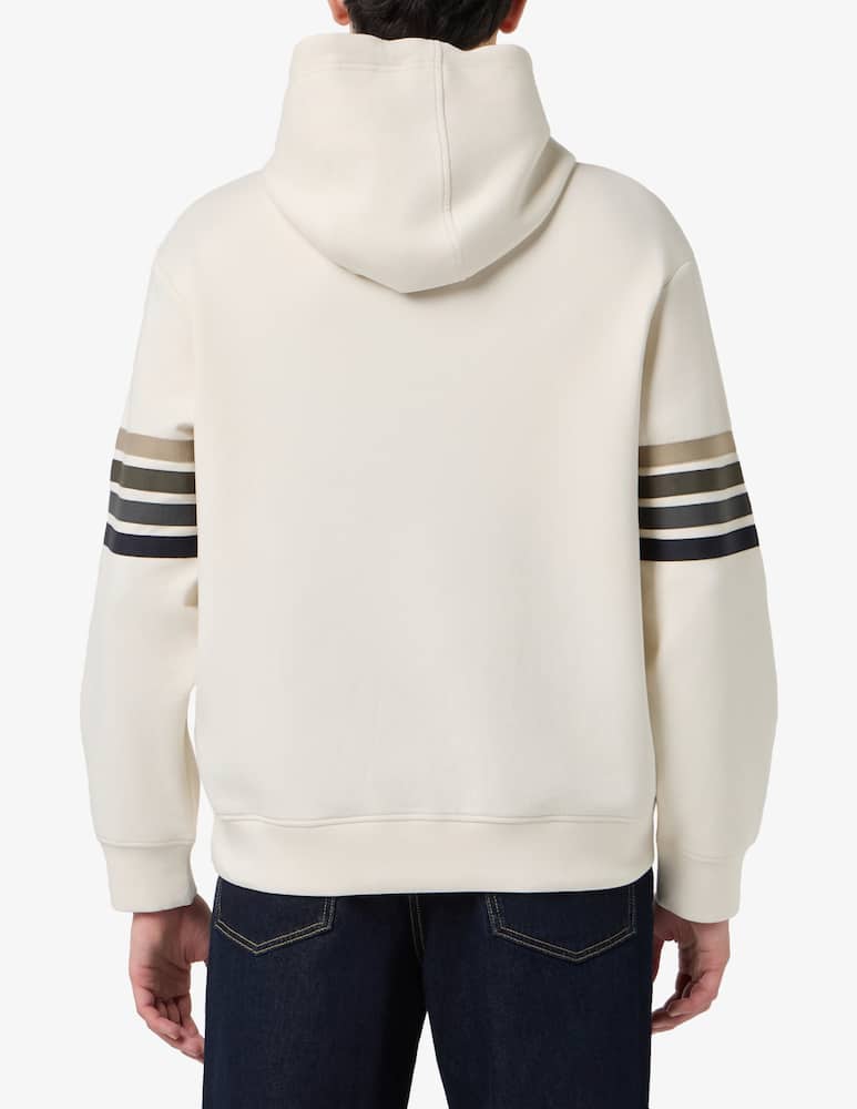 rinascente Armani Exchange Felpa con cappuccio e righe