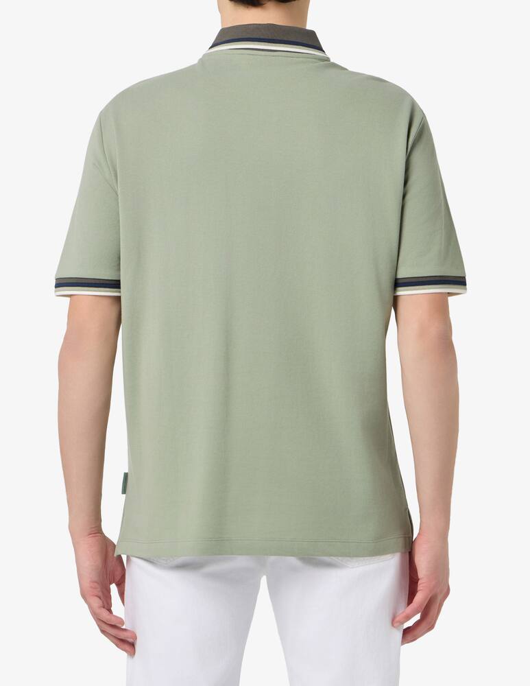 rinascente Armani Exchange Polo piquet con logo AX regular fit