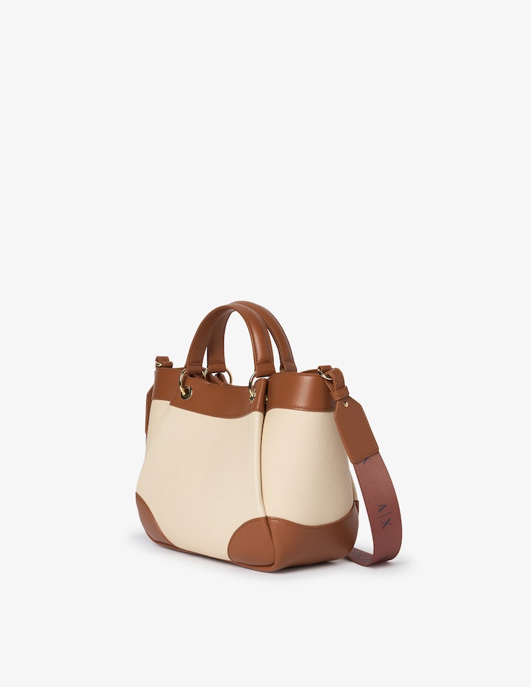 rinascente Armani Exchange Shopper media in canvas