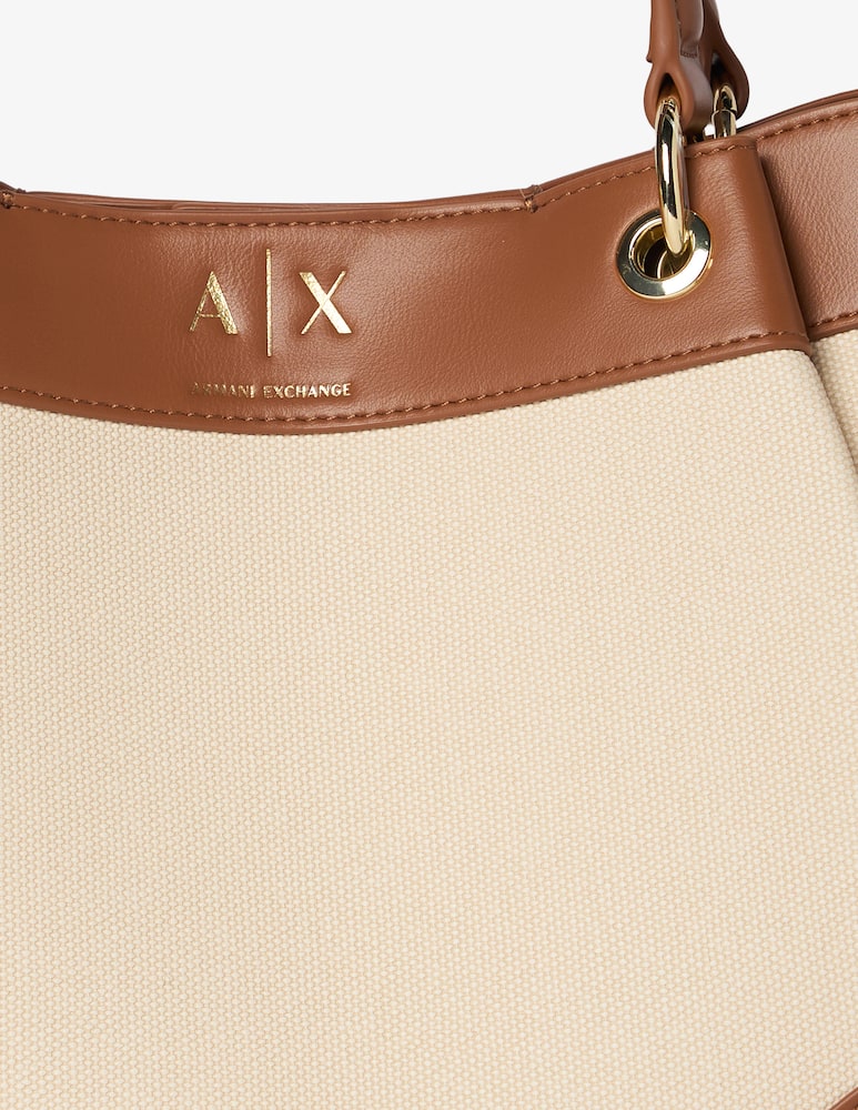 rinascente Armani Exchange Shopper media in canvas