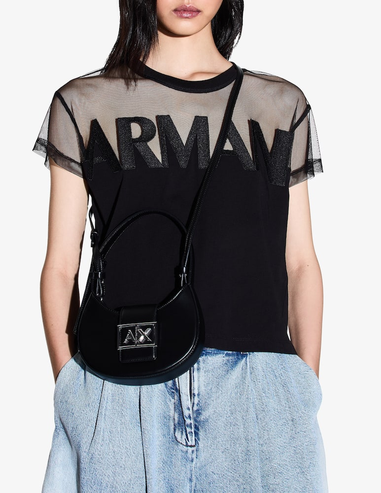 rinascente Armani Exchange Jodie hobo mini bag