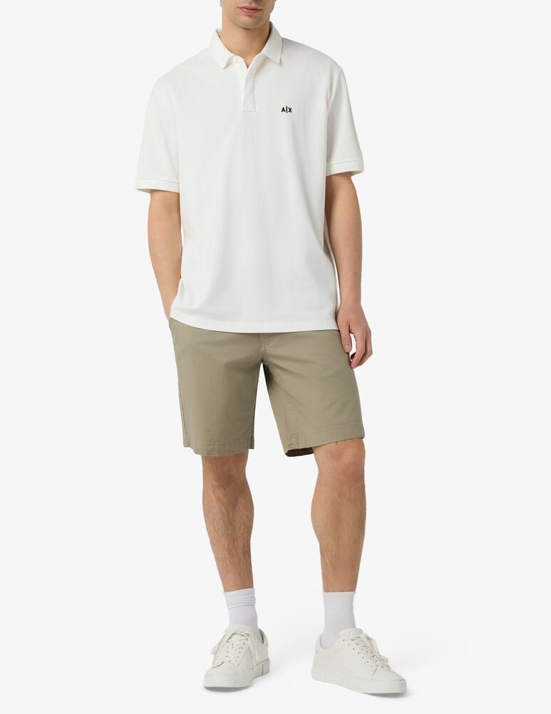 Armani Exchange Stretch cotton twill bermuda shorts - picture 2 Armani Exchange Stretch cotton twill bermuda shorts - picture 2