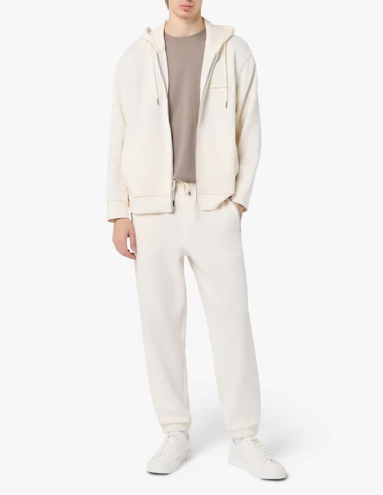rinascente Armani Exchange Hoodie in cotton mix twill