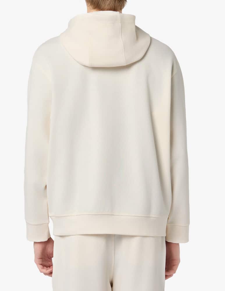 rinascente Armani Exchange Hoodie in cotton mix twill