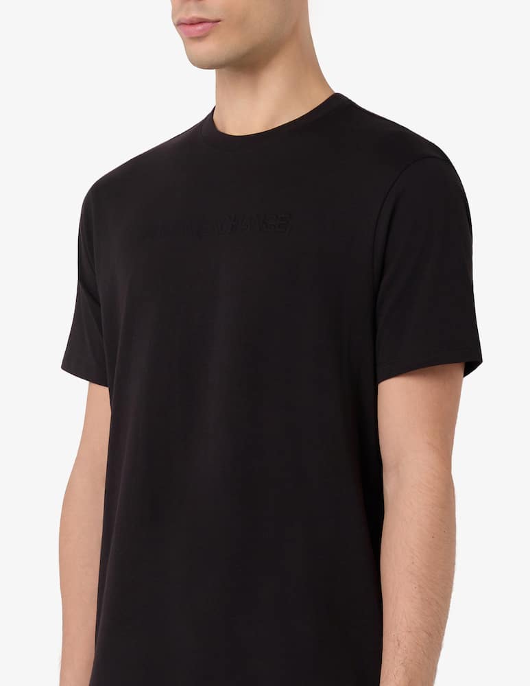 rinascente Armani Exchange T-shirt lettering embossed