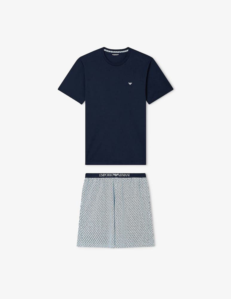 rinascente Emporio Armani Pattern mix pyjama set
