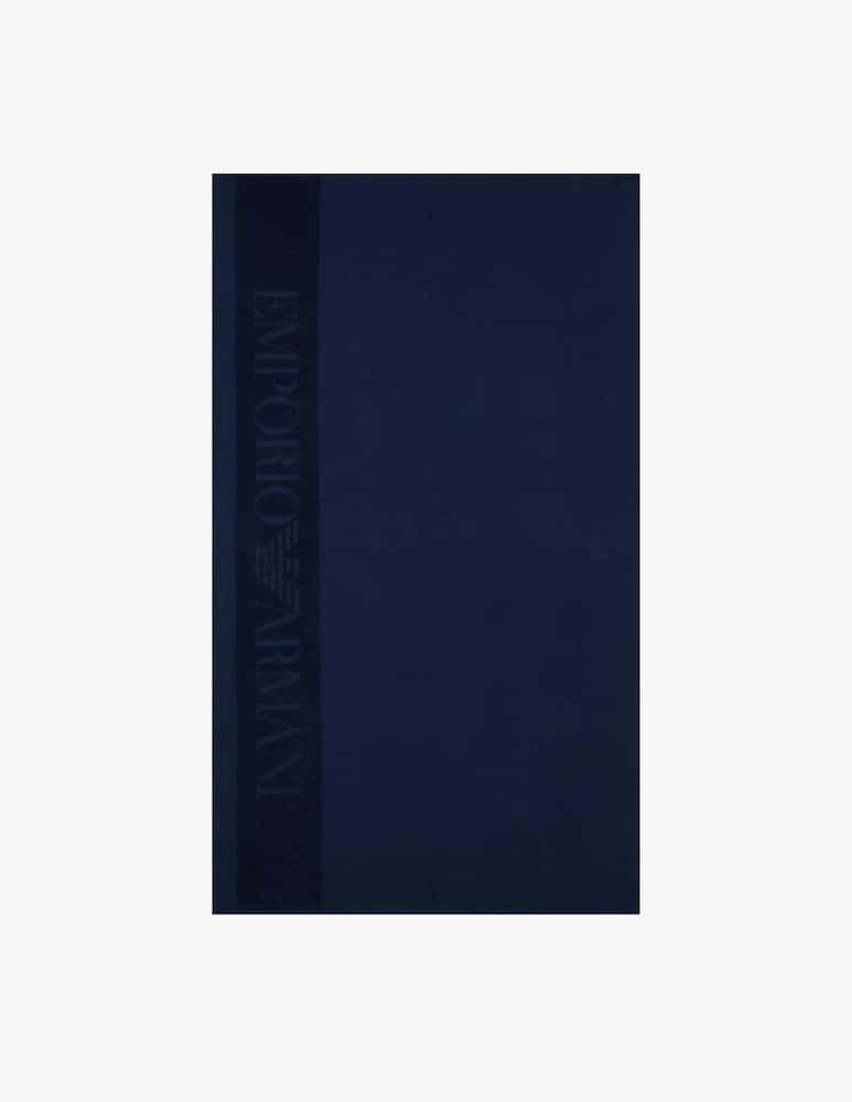 rinascente Emporio Armani Waffle beach towel